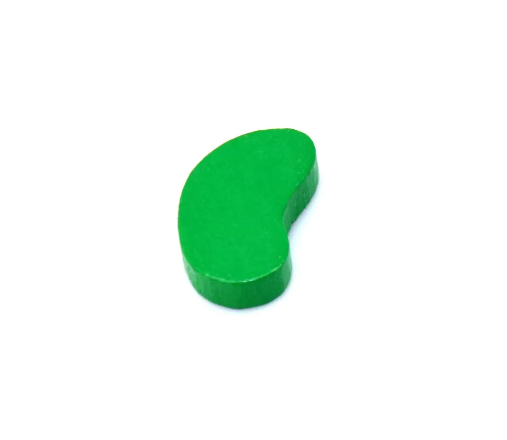 Tout Pour le Jeu Graine haricot en bois verte de 17.5 x 11 x 4 mm