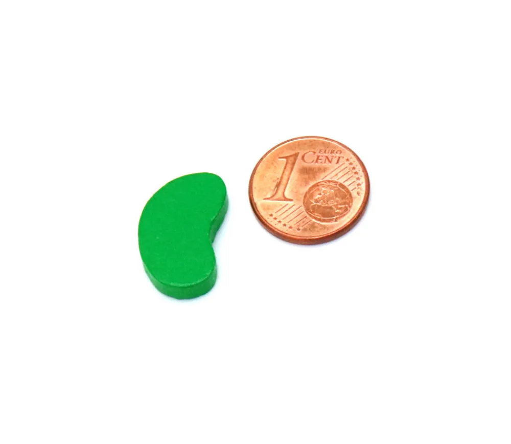 Tout Pour le Jeu Graine haricot en bois verte de 17.5 x 11 x 4 mm