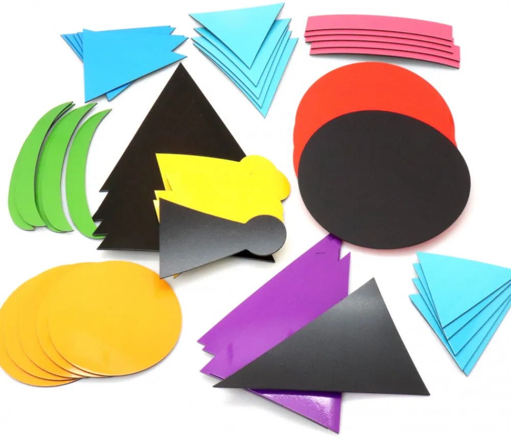 Tout Pour le Jeu Grammaire 2 Montessori 50 symboles magnétiques (10 formes)