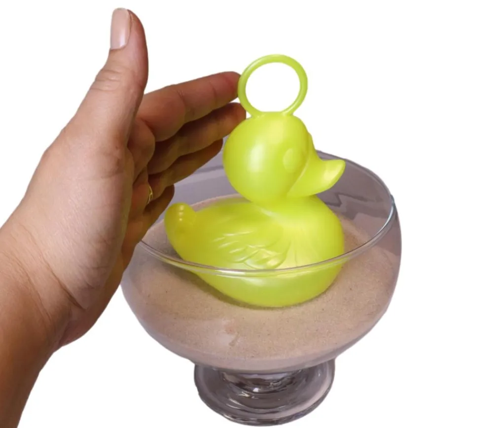 Tout Pour le Jeu Grand Canard jaune 15 cm pour jeu pêche bec fermé - à l'unité