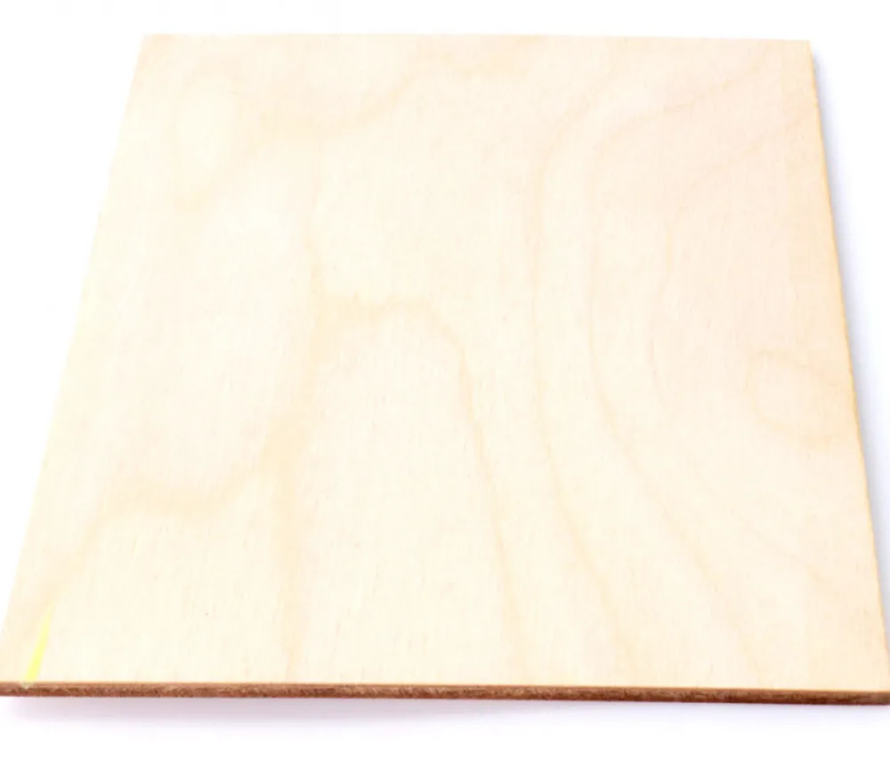Tout Pour le Jeu Grand carré en bois 10 x 10 cm CP brut