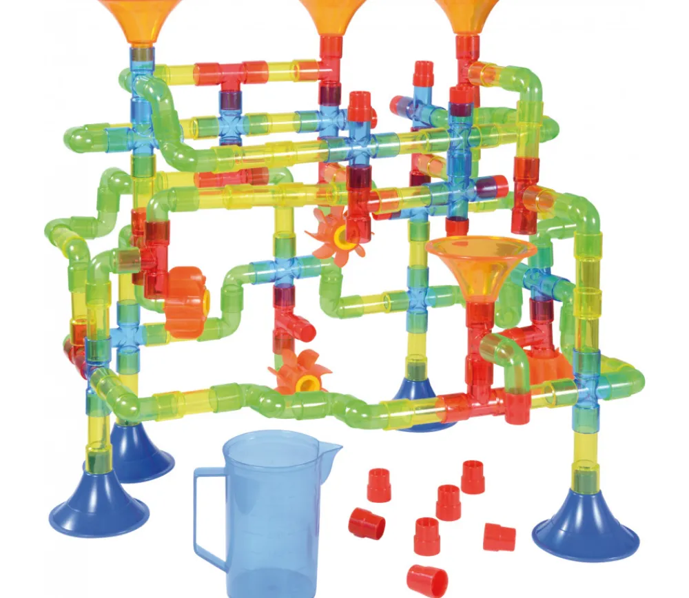 Tout Pour le Jeu Grand circuit des liquides 151 pièces kit labo de sciences
