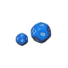 Tout Pour le Jeu Grand dé à jouer 12 faces dodécaèdre jumbo à l'unité (couleur mise au hasard)