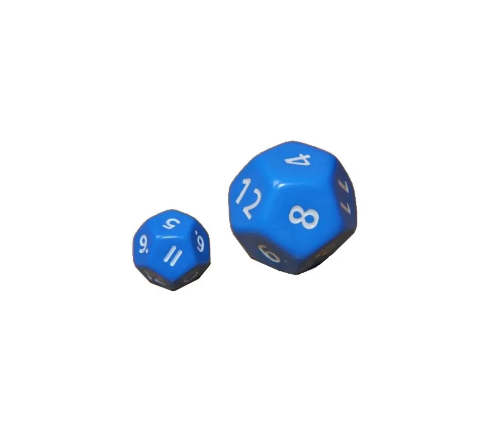 Tout Pour le Jeu Grand dé à jouer 12 faces dodécaèdre jumbo à l'unité (couleur mise au hasard)