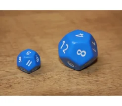 Tout Pour le Jeu Grand dé à jouer 12 faces dodécaèdre jumbo à l'unité (couleur mise au hasard)