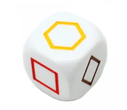 Tout Pour le Jeu Grand dé à jouer formes géométriques couleurs
