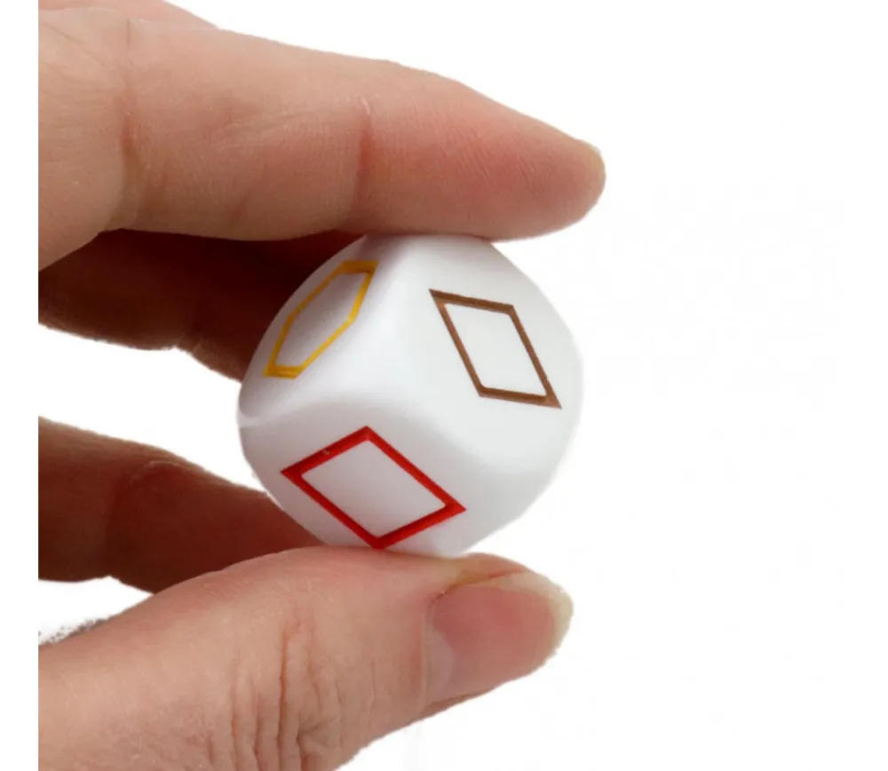 Tout Pour le Jeu Grand dé à jouer formes géométriques couleurs