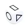 Tout Pour le Jeu Grand dé à jouer formes géométriques noir