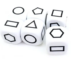 Tout Pour le Jeu Grand dé à jouer formes géométriques noir