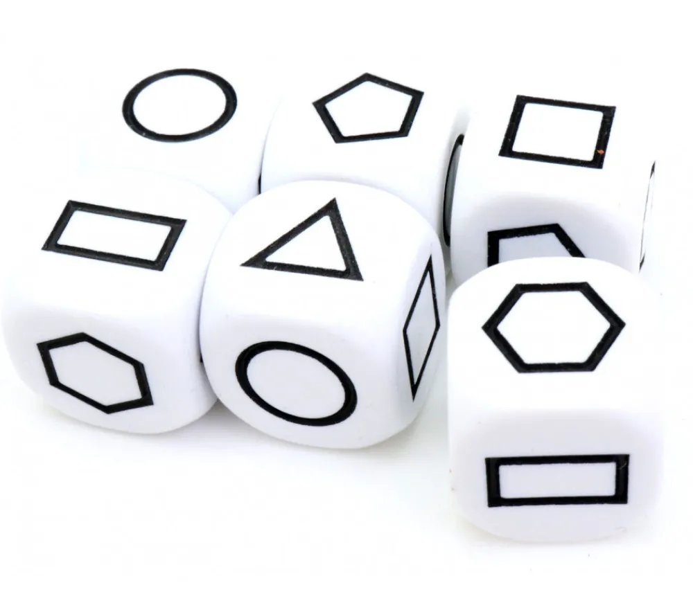 Tout Pour le Jeu Grand dé à jouer formes géométriques noir