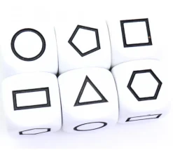 Tout Pour le Jeu Grand dé à jouer formes géométriques noir