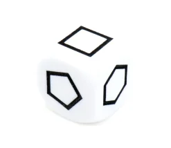 Tout Pour le Jeu Grand dé à jouer formes géométriques noir