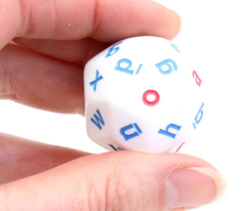 Tout Pour le Jeu Grand Dé 26 lettres de l' alphabet (30 faces)