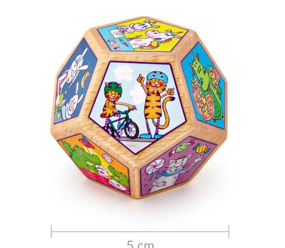 Tout Pour le Jeu Grand Dé activités 12 faces en bois
