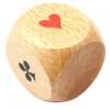 Tout Pour le Jeu Grand Dé belote bois 4.1 cm atout symbole des cartes