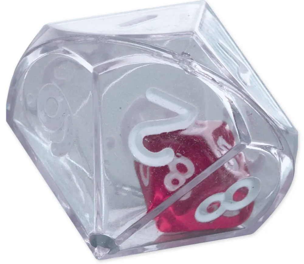 Tout Pour le Jeu Grand dé double 10 faces avec 1 dé 10 faces à l'intérieur