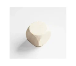 Tout Pour le Jeu Grand dé vierge 3 cm en bois naturel 30 mm neutre