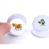 Tout Pour le Jeu Grand Pion rond à personnaliser - support blanc 38 x 38 mm