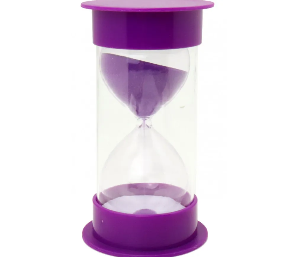 Enfant Tout Pour le Jeu Grand sablier 10 minutes très lisible - VIOLET - 12 cm GM