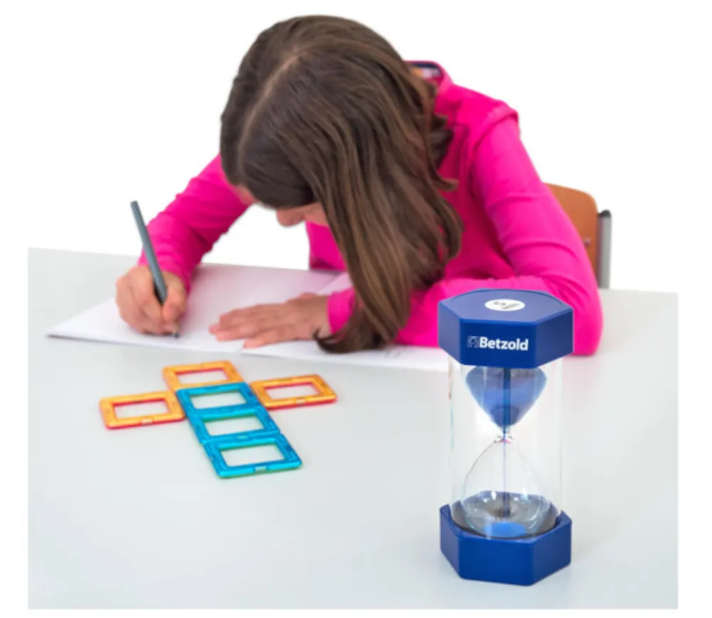 Tout Pour le Jeu Grand sablier super lisible 10 minutes - ORANGE - 16 cm MAXI