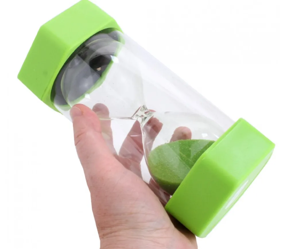 Tout Pour le Jeu Grand sablier super lisible 1 minute - VERT - 16 cm MAXI