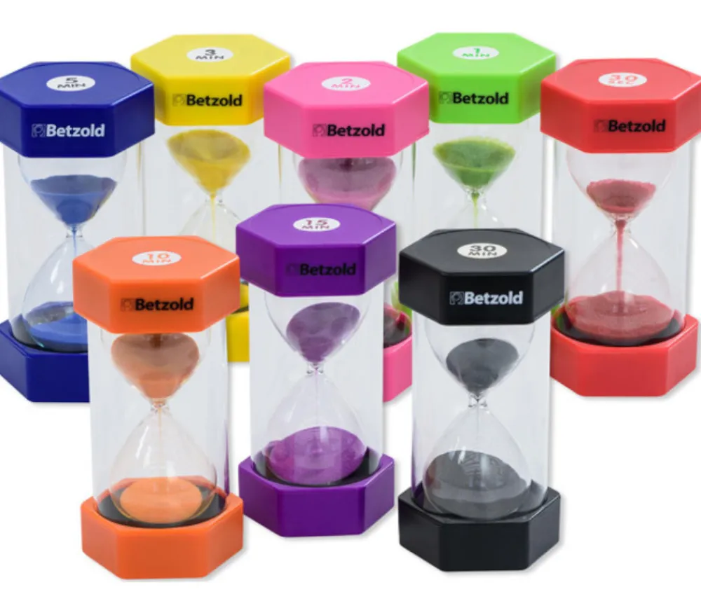 Tout Pour le Jeu Grand sablier super lisible 1 minute - VERT - 16 cm MAXI