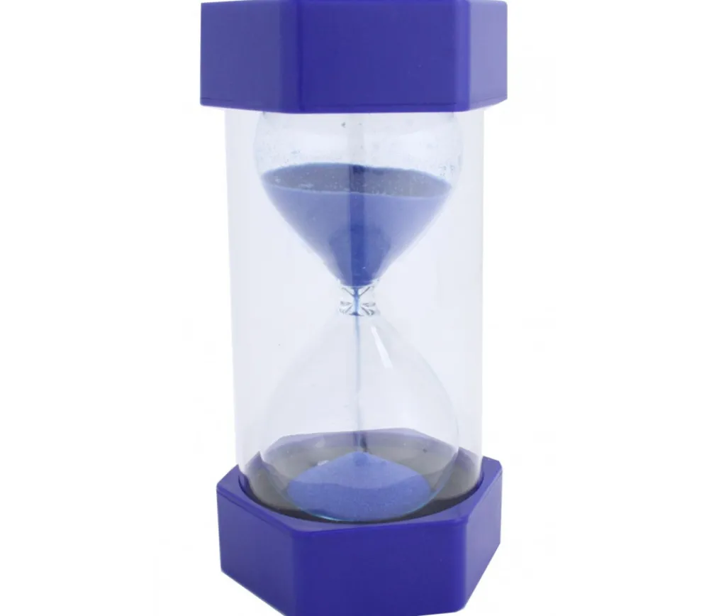 Tout Pour le Jeu Grand sablier super lisible 5 minutes - BLEU - 16 cm MAXI