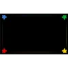 Tout Pour le Jeu Grand tapis Meeple noir Multijeux 100 x 60 cm