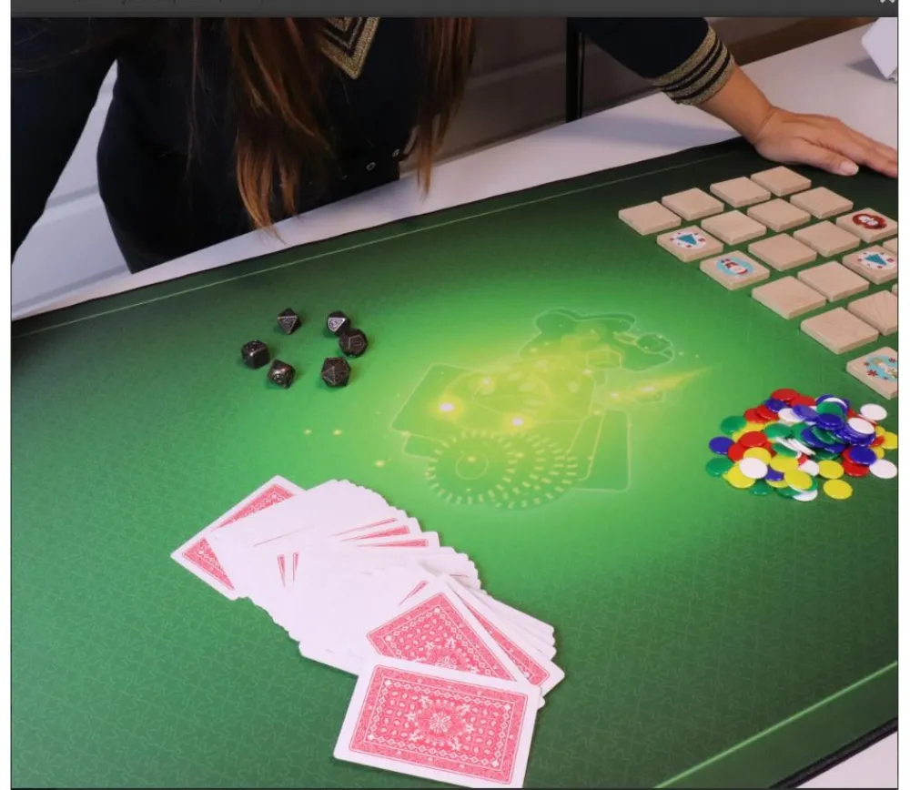 Tout Pour le Jeu Grand tapis multijeux 100 x 60 cm Vert émeraude - super qualité taille 2