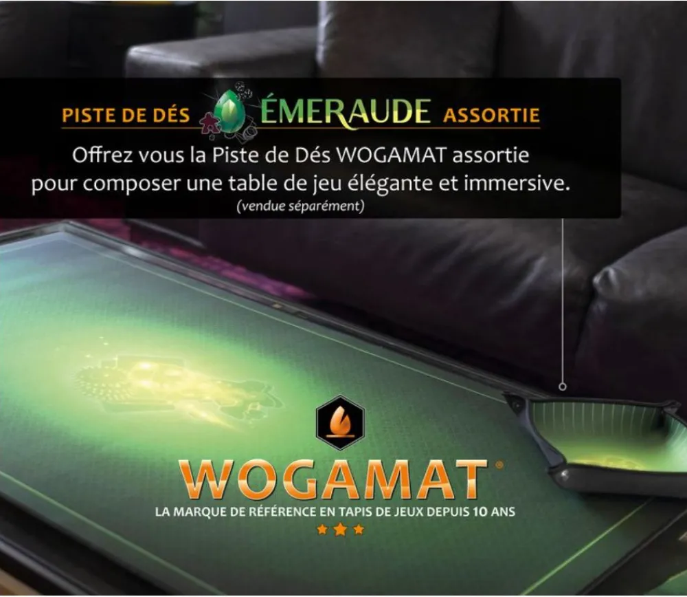 Tout Pour le Jeu Grand tapis multijeux 100 x 60 cm Vert émeraude - super qualité taille 2