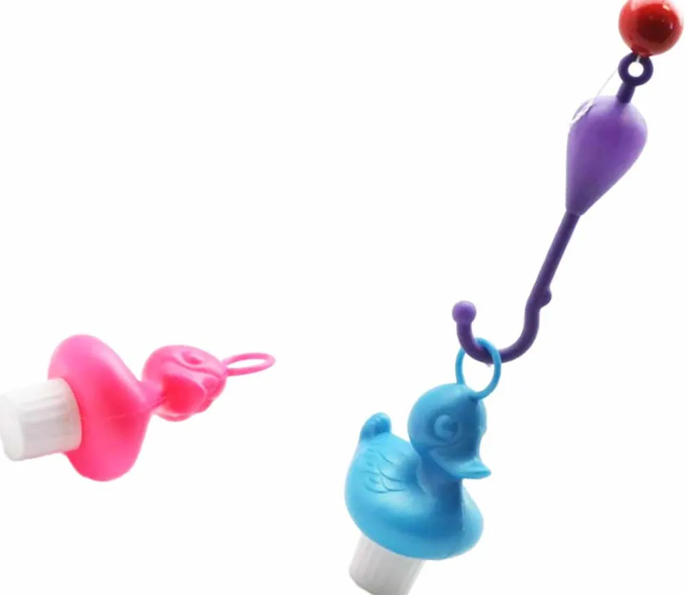 Tout Pour le Jeu Grande Canne à pêche 59 cm pour jeux pêche aux canards avec crochet