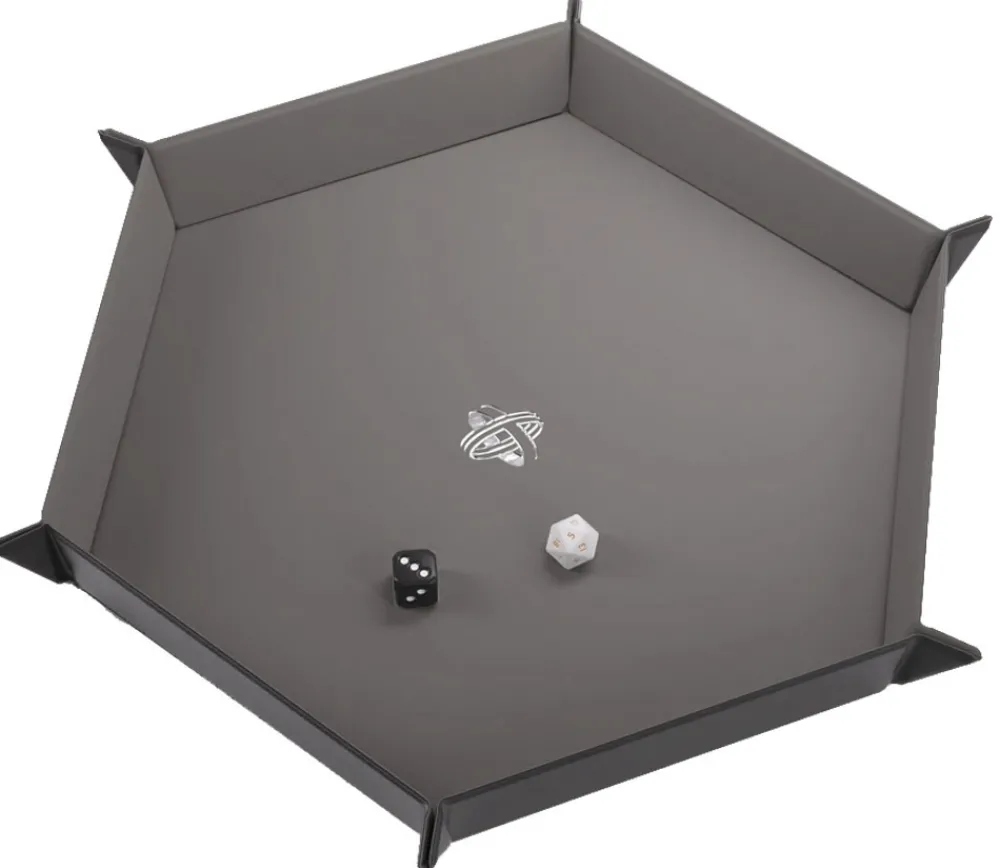 Tout Pour le Jeu Grande piste de dés hexagonale magnétique 27 x 27 cm