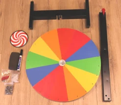 Tout Pour le Jeu Grande Roue effaçable 45 cm colorée pour jeux de loterie