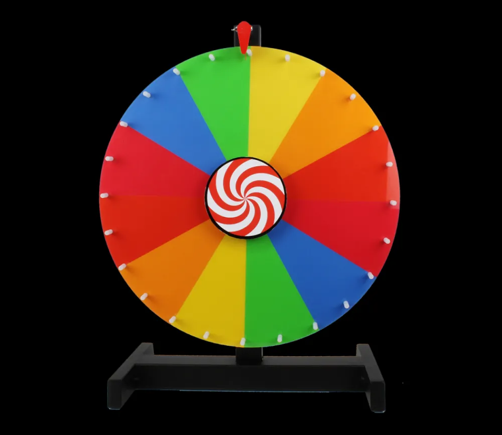 Tout Pour le Jeu Grande Roue effaçable 45 cm colorée pour jeux de loterie