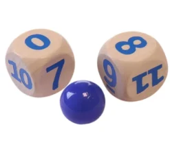 Tout Pour le Jeu Gros dé chiffres 0 7 8 9 10 11 en bois 2 cm