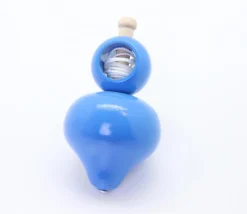 Tout Pour le Jeu Grosse toupie bois 10 cm avec lanceur ficelle