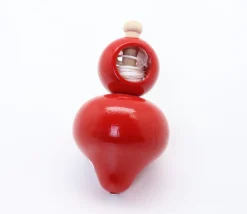 Tout Pour le Jeu Grosse toupie bois 10 cm avec lanceur ficelle