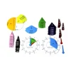 Tout Pour le Jeu Horloges apprentissage 48 portions minutes et fractions magnétiques