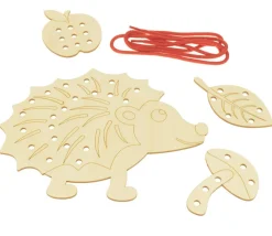 Tout Pour le Jeu Hérisson de laçage 24 cm et accessoires d'automne