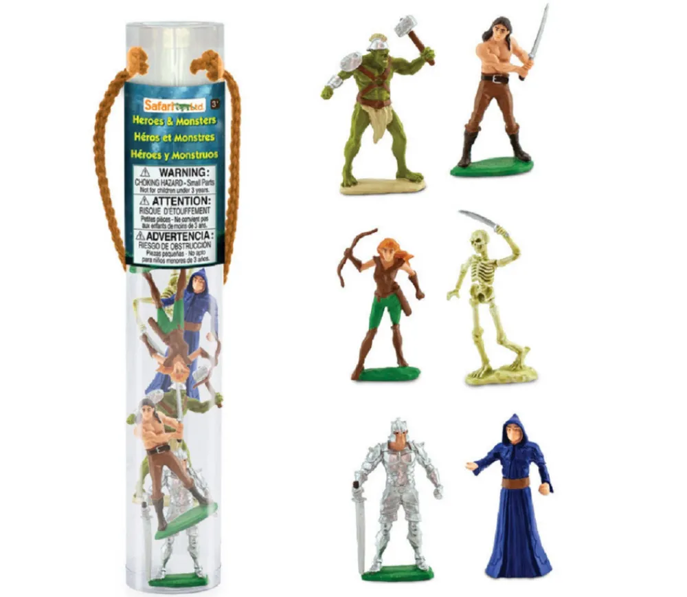 Tout Pour le Jeu Héros et monstres : 6 figurines de jeu environ 6 cm