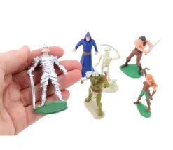 Tout Pour le Jeu Héros et monstres : 6 figurines de jeu environ 6 cm