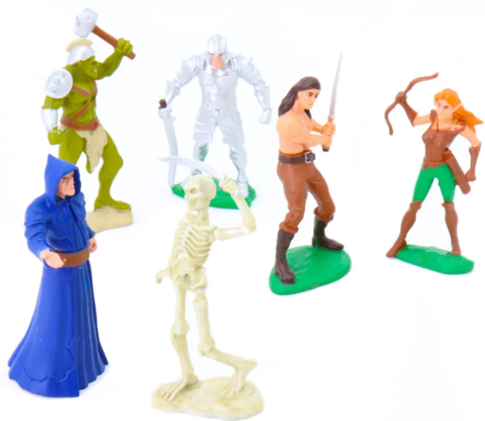 Tout Pour le Jeu Héros et monstres : 6 figurines de jeu environ 6 cm