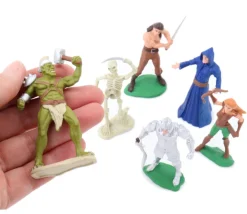 Tout Pour le Jeu Héros et monstres : 6 figurines de jeu environ 6 cm