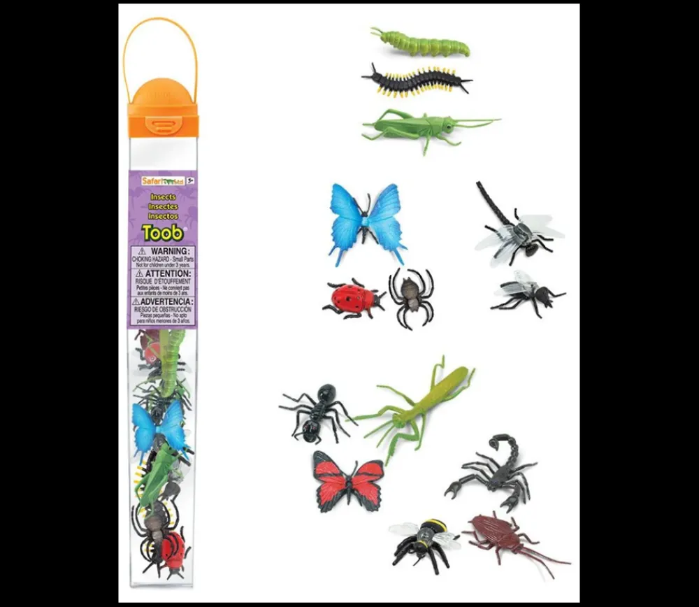 Tout Pour le Jeu Insectes 5/6 cm : 14 figurines dans un tube