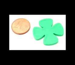 Tout Pour le Jeu Jeton 29 mm trèfle à 4 feuilles vert