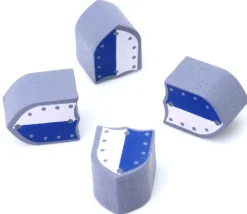 Tout Pour le Jeu Jeton bouclier blason en bois 16 x 12 x 5 mm à l'unité