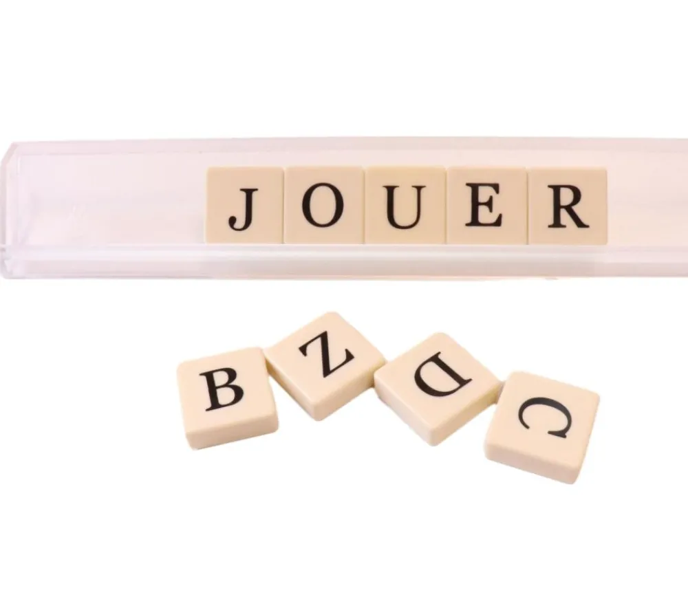 Tout Pour le Jeu Jeton Lettre de l'alphabet en plastique à l'unité