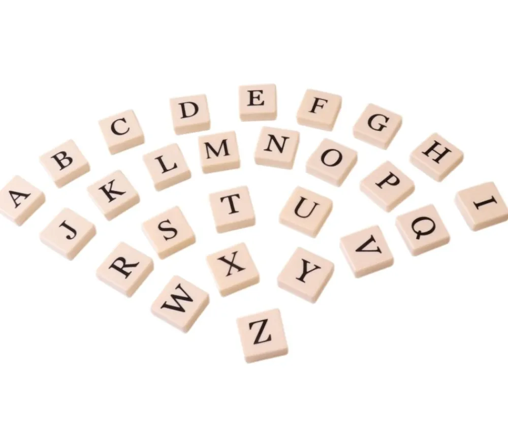 Tout Pour le Jeu Jeton Lettre de l'alphabet en plastique à l'unité