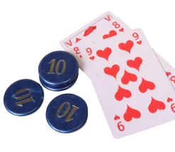 Tout Pour le Jeu Jeton numéroté bleu nacré 32 mm numéro 10
