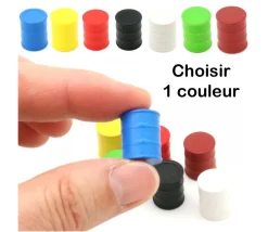 Tout Pour le Jeu Jeton petit Tonneau 12 x 15 mm baril en bois